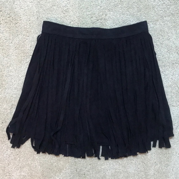 BB Dakota Dresses & Skirts - BB Dakota Suede Fringe Skirt BB Dakota Dresses & Skirts - BB Dakota Suede Fringe Skirt